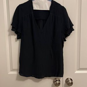 Wishlist apparel dark navy blouse
